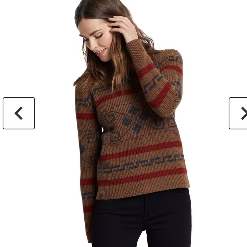 Pendleton Crewneck Sweater, 100% Lambs wool